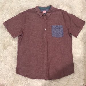 Modern Amusement short sleeve button down